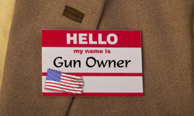 Picture of a label, Hello My Name Is Gun Owner