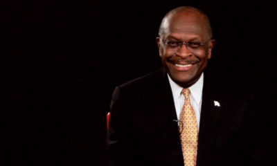 Portrait of businessman and 2012 GOP presidential candidate Herman Cain
