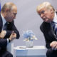 AP picture of Vladimir Putin, left, and Donald Trump