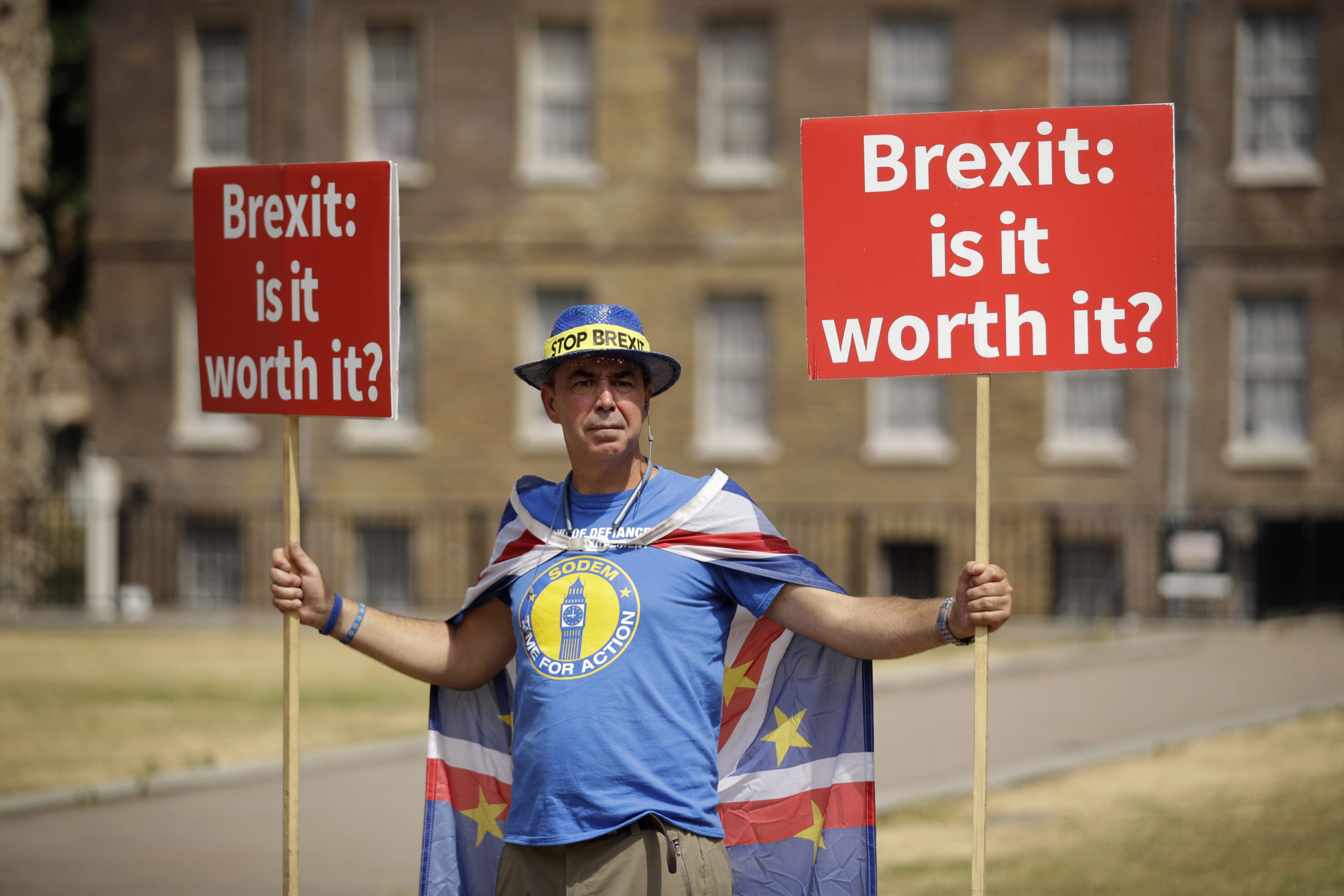 Photo of a Brexit opponent