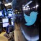 Photo of Twitter logo at NYSE