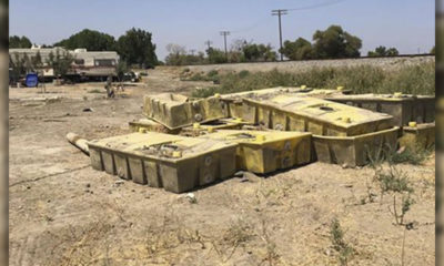 Septic tanks on the property of Jack's RV Resort in Mendota