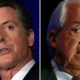 Photo combo of Gavin Newsom and John Cox