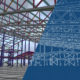 3D image of high-tech building construction