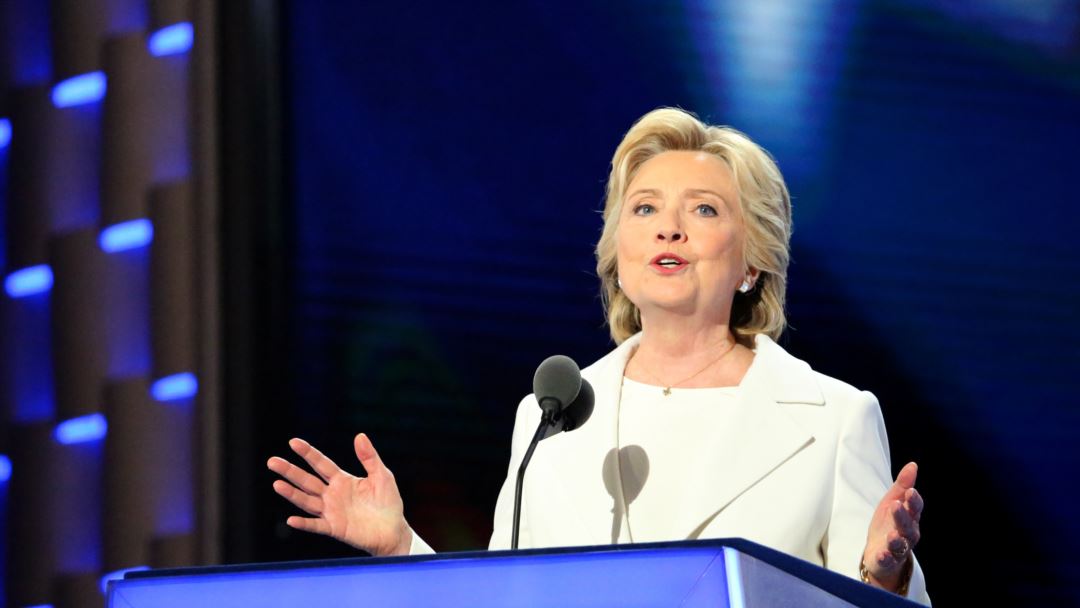 Photo of Hillary Clinton speaking