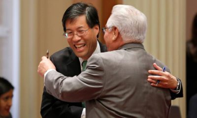 Photo of Sen. Richard Pan and Sen. Bob Archuleta