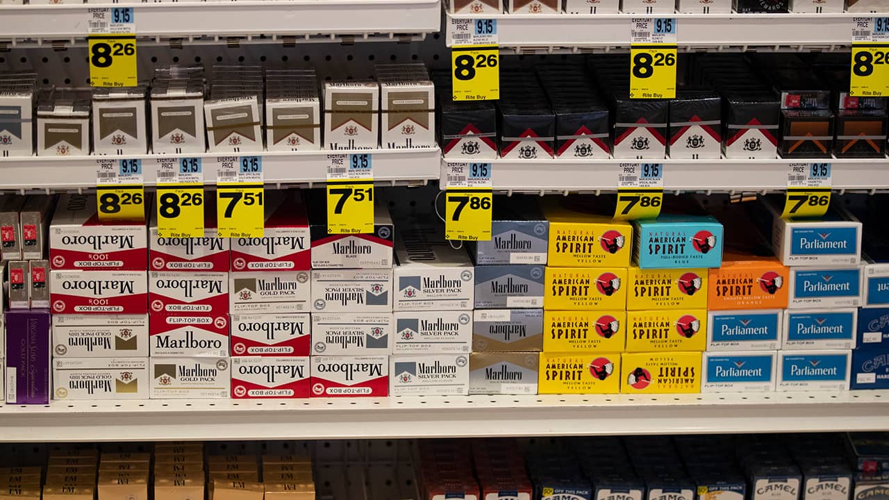 Photo of tobacco products