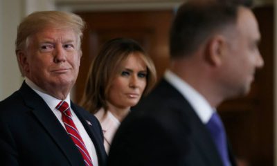 Photo of President Donald Trump and First Lady Melania Trump