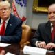 Photo of President Donald Trump and Alex Acosta