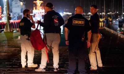Photo of law enforcement and coroners in Santa Barbara, Ca.