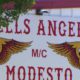 Photo of the outside of the Modesto chapter of the Hells Angels