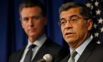 Photo of Gov. Gavin Newsom and Attorney General Xavier Becerra