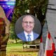Composite image of a firefighter, a park, Mayor Lee Brand, and a sidewalk repair symbolic of the goals for a new Fresno sales tax