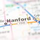 Photo of Hanford on map
