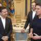 Photo of Ukrainian President Volodymyr Zelenskiy and American actor, film director and producer Tom Cruise