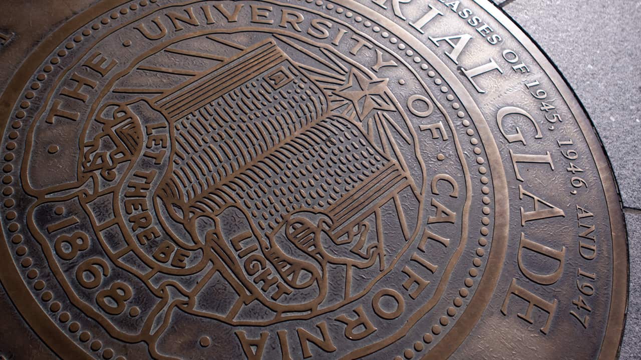 Photo of University of California seal