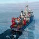 Photo of the U.S. research vessel Sikuliaq