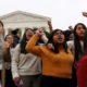 photo of DACA recipients protesting
