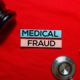 composite photo signifying medical fraud