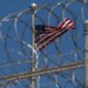 Photo of an American flag at Guantanamo Bay, Cuba