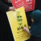 Photo of an Indian Shiite Muslim girl points at a portrait of Iranian Gen. Qassem Soleimani