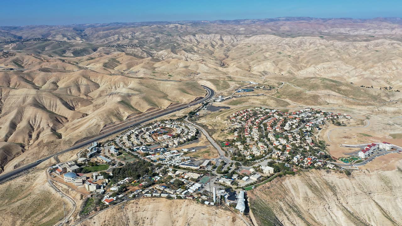 Photo of the West Bank settlement of Mitzpe Yeriho