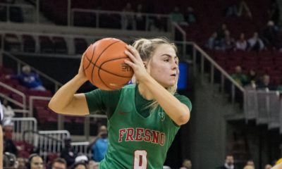 Photo of Fresno State freshman guard Hanna Cavinder