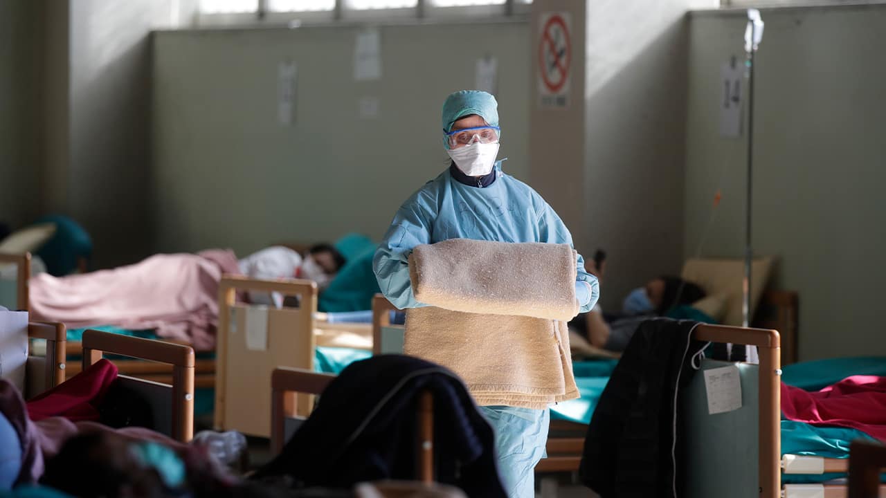 Photo of medical staff in Italy