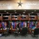 Photo of the Texas Rangers locker room