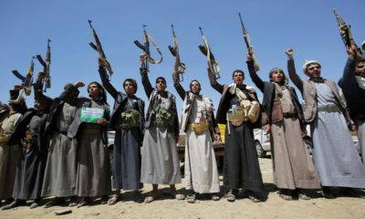 Photo of Houthi tribesmen