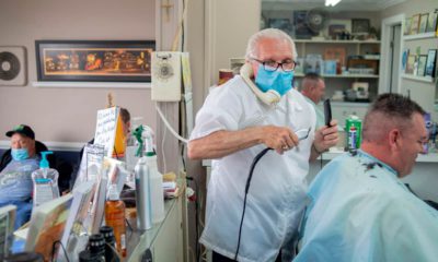 Photo of a barber in Michigan