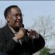 Image of former Houston police chief and mayor Lee P. Brown speaking