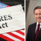 Side by side images of Cares Act headline against an America Flag and Fresno City Councilman Garry Bredefeld