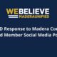 Image of Madera Unified School District motto "We Believe)