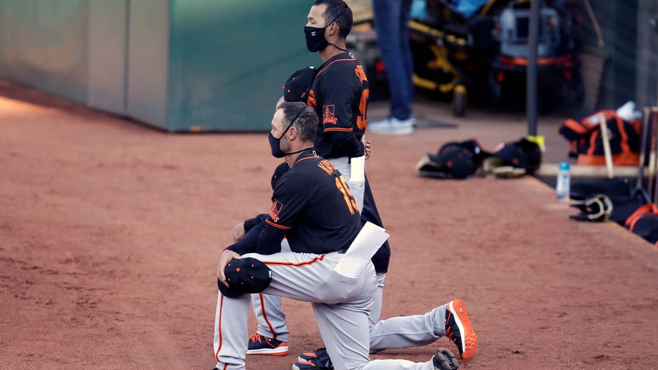Photo of San Francisco Giants' manager Gabe Kapler