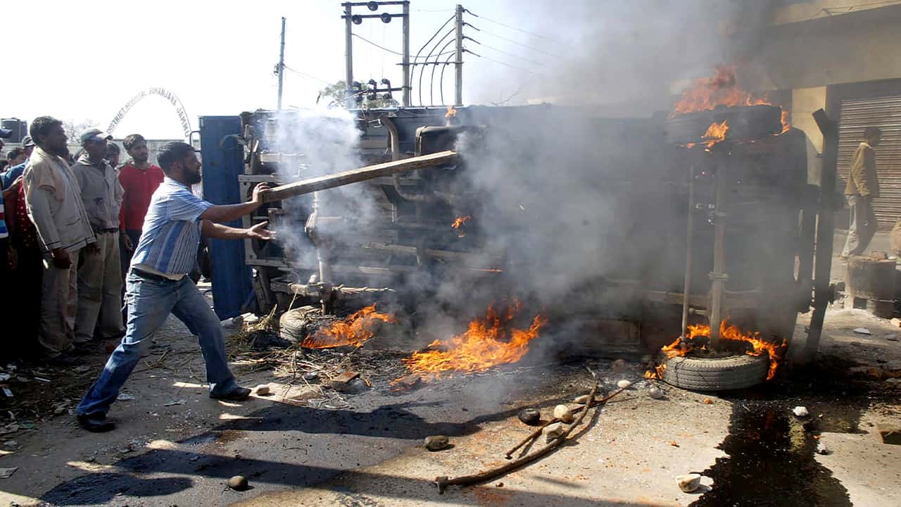Photo of protests in India