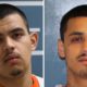 Booking photos of Cesar Raya and Vincent Lopez-Prado